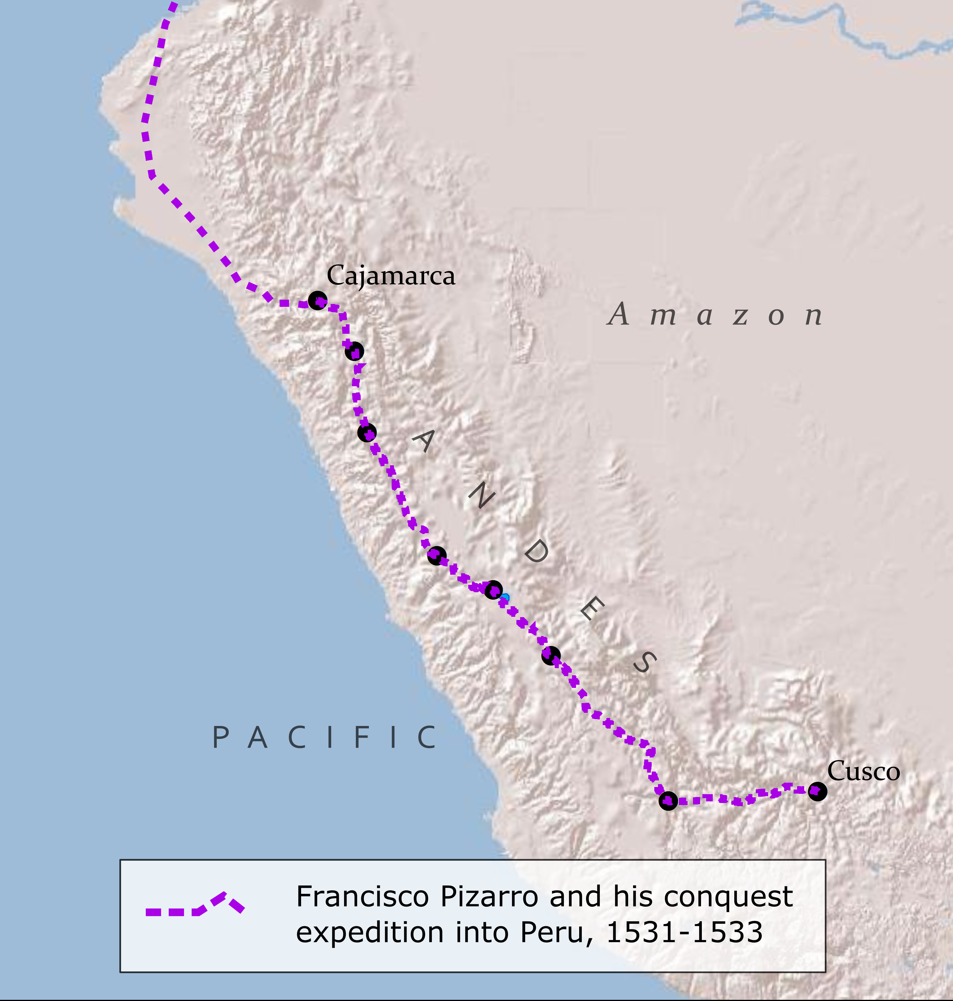 Pizarro route